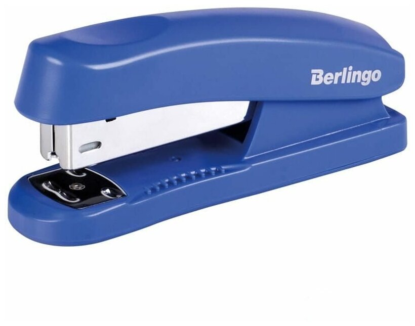 Степлер Berlingo Universal, №24/6 - 26/6, до 30 листов, пластиковый корпус, синий (H31001)