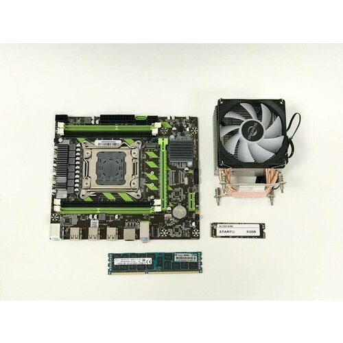 Игровая материнская платакомплект X79LGA2011сUSB30процессорE52670v210ядер20потDDR316гбкулерSSD512 1095000₽