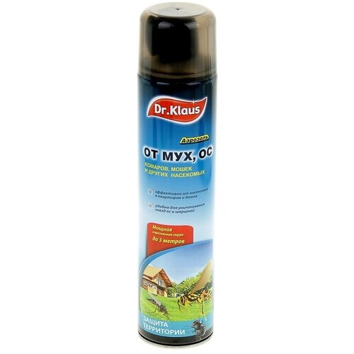 Доктор Клаус Аэрозоль Доктор Клаус НД от мух, ос и др. летающих насекомых, 600 мл