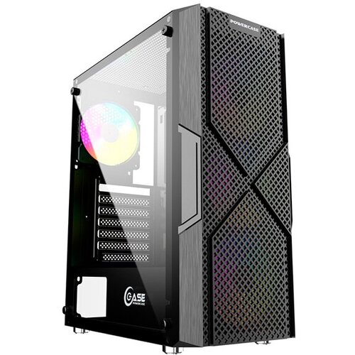 Корпус Powercase Mistral T4B ATX без БП Black CMITB-L4 корпус atx powercase cmizw l4 без бп белый