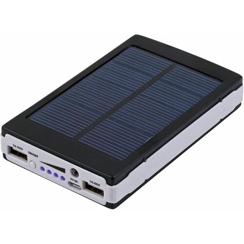 Внешний аккумулятор на солнечной батарее / повербанк / Power Bank 30000mah DMK-A9/A10 SOLAR Demaco/Фонарик