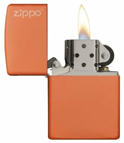 Zippo Зажигалка Zippo 231ZL Orange Matte - фотография № 4