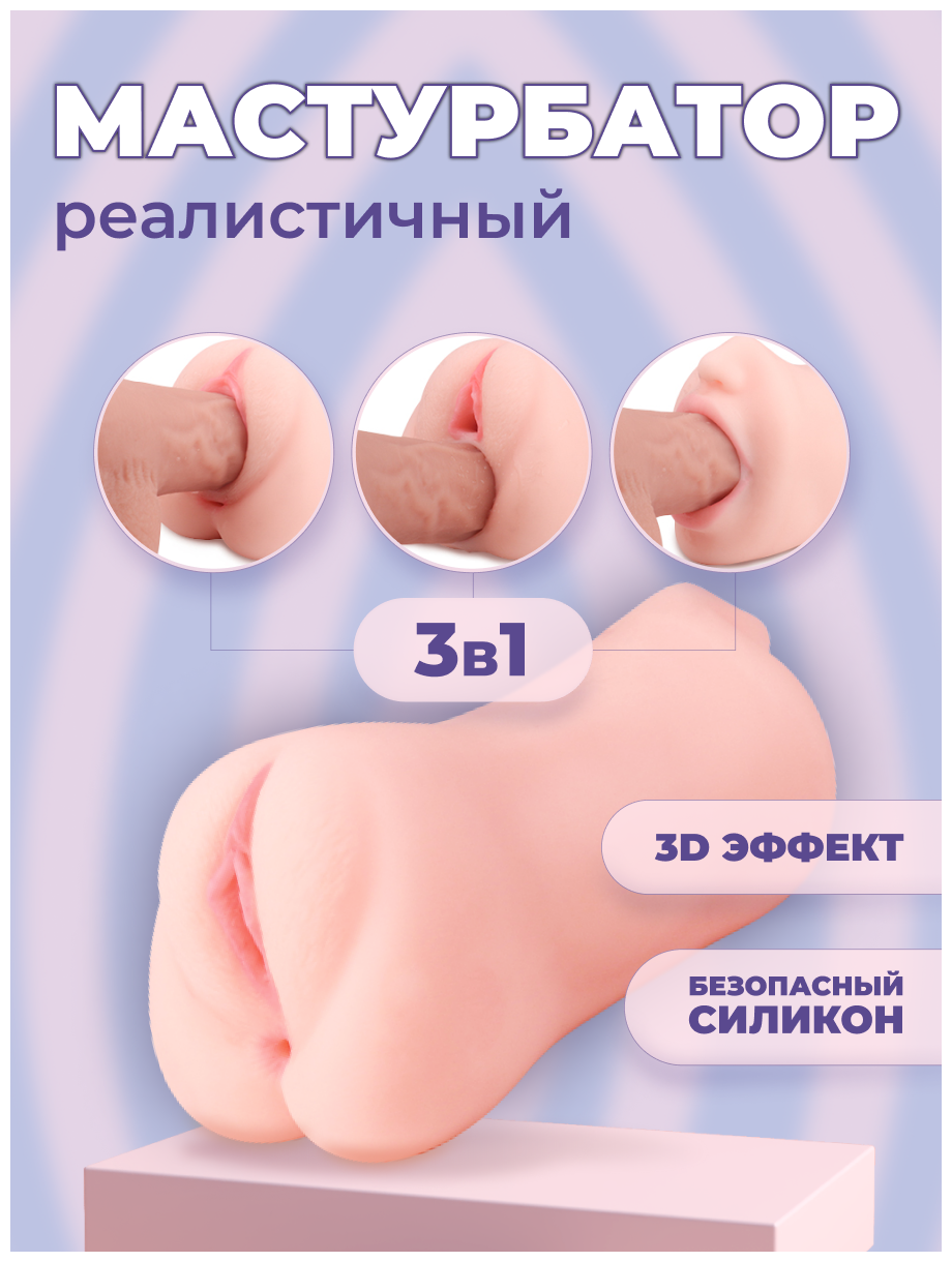 Мужской мастурбатор резиновая вагина
