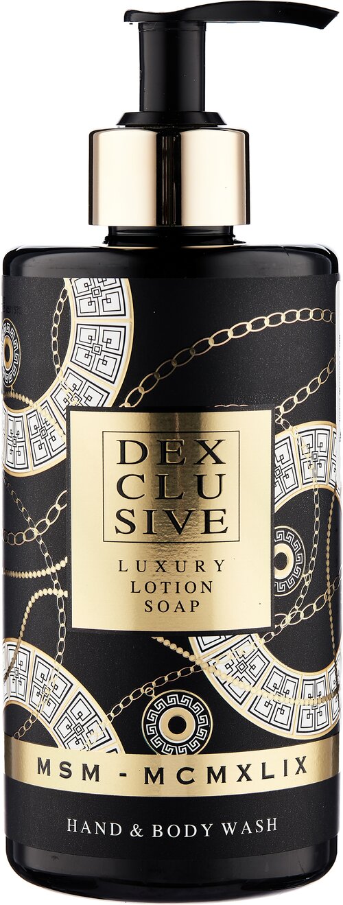DexClusive Мыло жидкое MSM Luxury Lotion Soap Hand & Body Wash цветы, 400 мл, 400 г