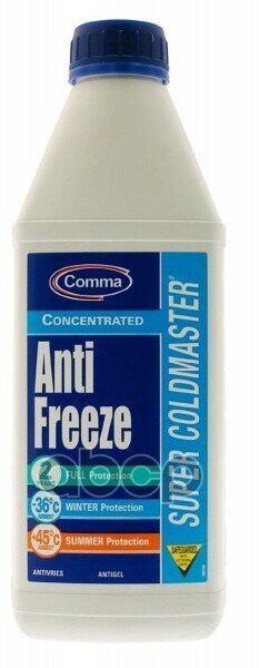 Comma Super Coldmaster - Antifreeze (1l)_антифриз! Синий Концентрат Bs 6580-2010. COMMA арт. SCA1L