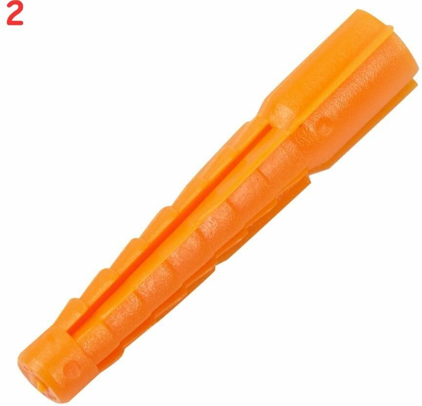 Дюбель универсальный ZUM оранжевый 8х52 мм, 200 шт (2 шт.)