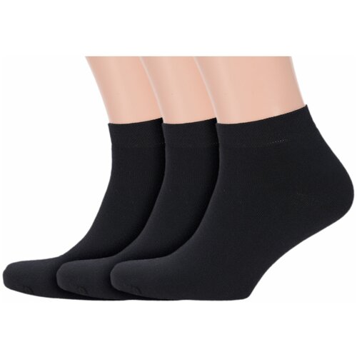 фото Носки rusocks, 3 пары, размер 27-29 (42-45), черный