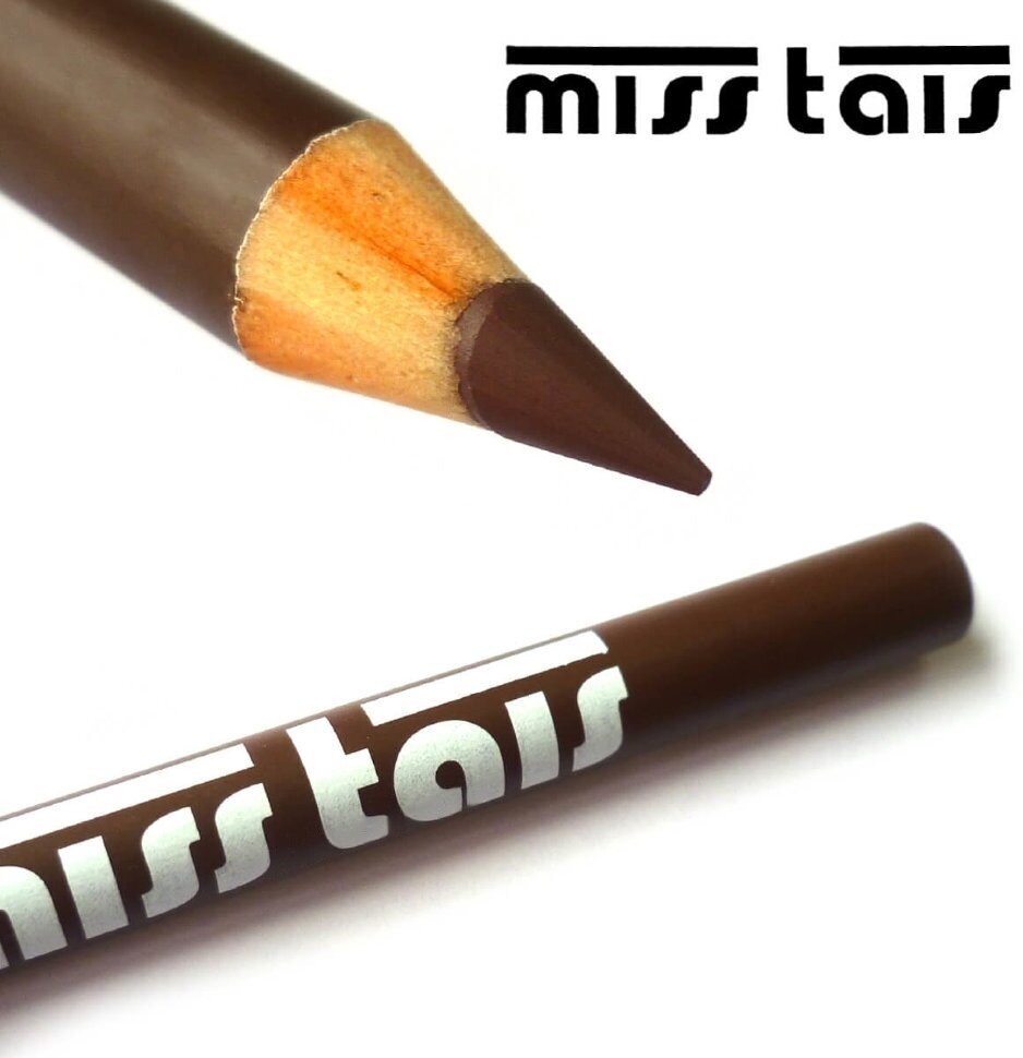 Miss Tais контурный карандаш для глаз и век коричневый, Бразилия