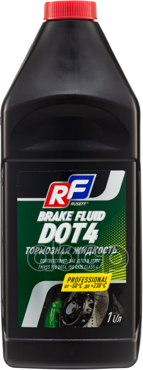 Жидкость Тормозная Ruseff Brake Fluid Dot4 1 Л 20523N RUSEFF арт. 20523N