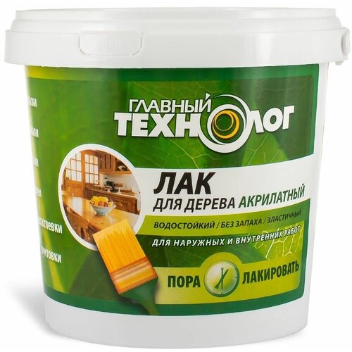 Лак для дерева акрилатный 10 кг Бесцветный