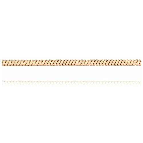 Цепь АДАМАС, красное золото, 585 проба, длина 45 см, средний вес 3.93 г шнур херсонес цепь шнурок с замком из красного золота 8338