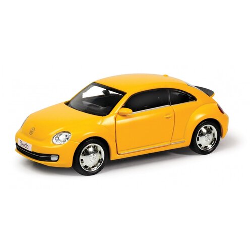 Машина металлическая Uni-Fortune Volkswagen New Beetle, желтый матовый цвет (554023M(E)) машинка металлическая play smart 1 45 volkswagen beetle 6525wc микс