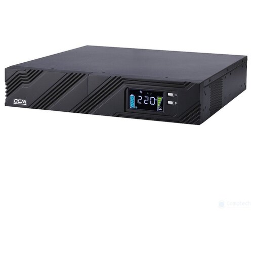 UPS PowerCom SPR-2000 LCD {Line-Interactive 2000VA 1600W Rack Tower IEC Serial+USB SmartSlot}