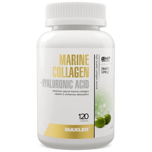 Maxler Marine Collagen + Hyaluronic Acid капс., 120 шт.