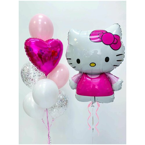 Воздушные шары надутые гелием бими - Набор шаров "Hello Kitty" 1