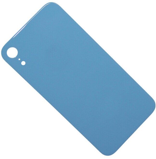 Задняя крышка для iPhone XR (стекло) <синий>