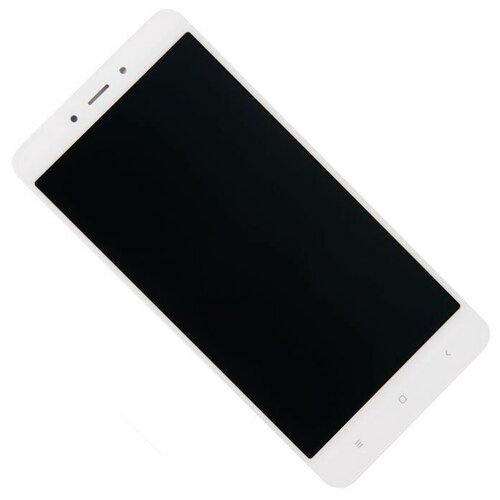 Дисплей в сборе с тачскрином и передней панелью (средняя часть) для Xiaomi Redmi Note 4, Redmi Note 4 Pro, белый дисплей zeepdeep в сборе с тачскрином и передней панелью для asus fe375cxg 1b белый
