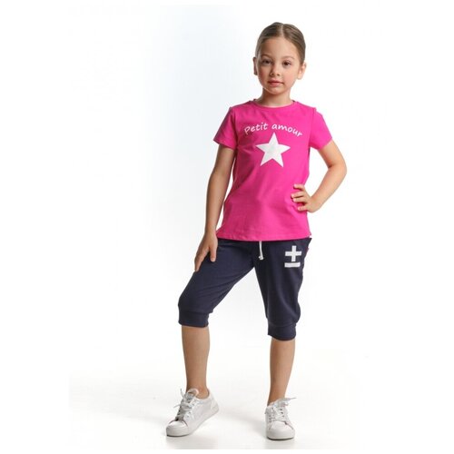Комплект одежды для девочек Mini Maxi, модель 7178/0858, цвет малиновый, размер 104