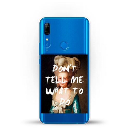фото Силиконовый чехол не указывай на huawei p smart z andy & paul