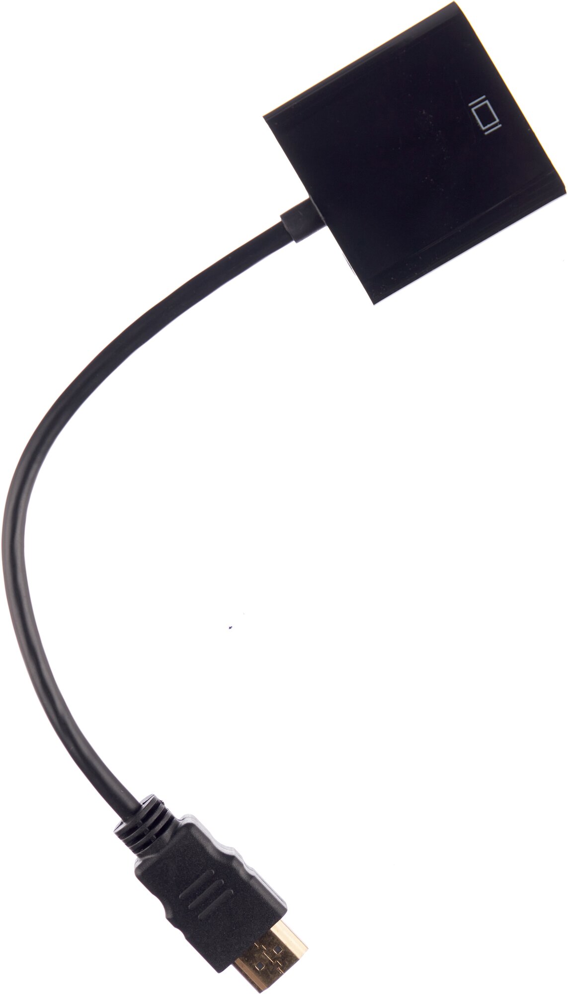 Кабель-адаптер PALMEXX HDMI-VGA с передачей звука, черный