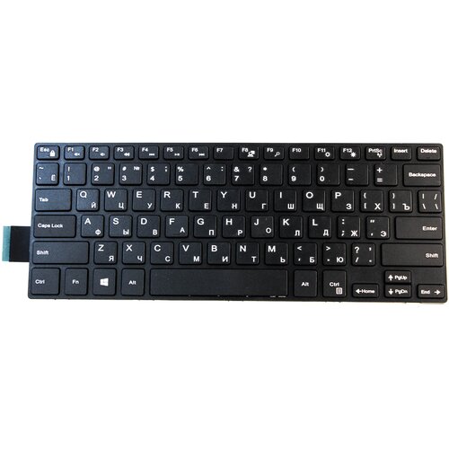 Клавиатура для ноутбука Dell 14-3000 p/n: 050X15, PK1313P4A00, SG-63400-XUA, SN7233 шлейф матрицы для ноутбука dell 3442 3441 3443 3445 3446 3447 3448 3449 40pin