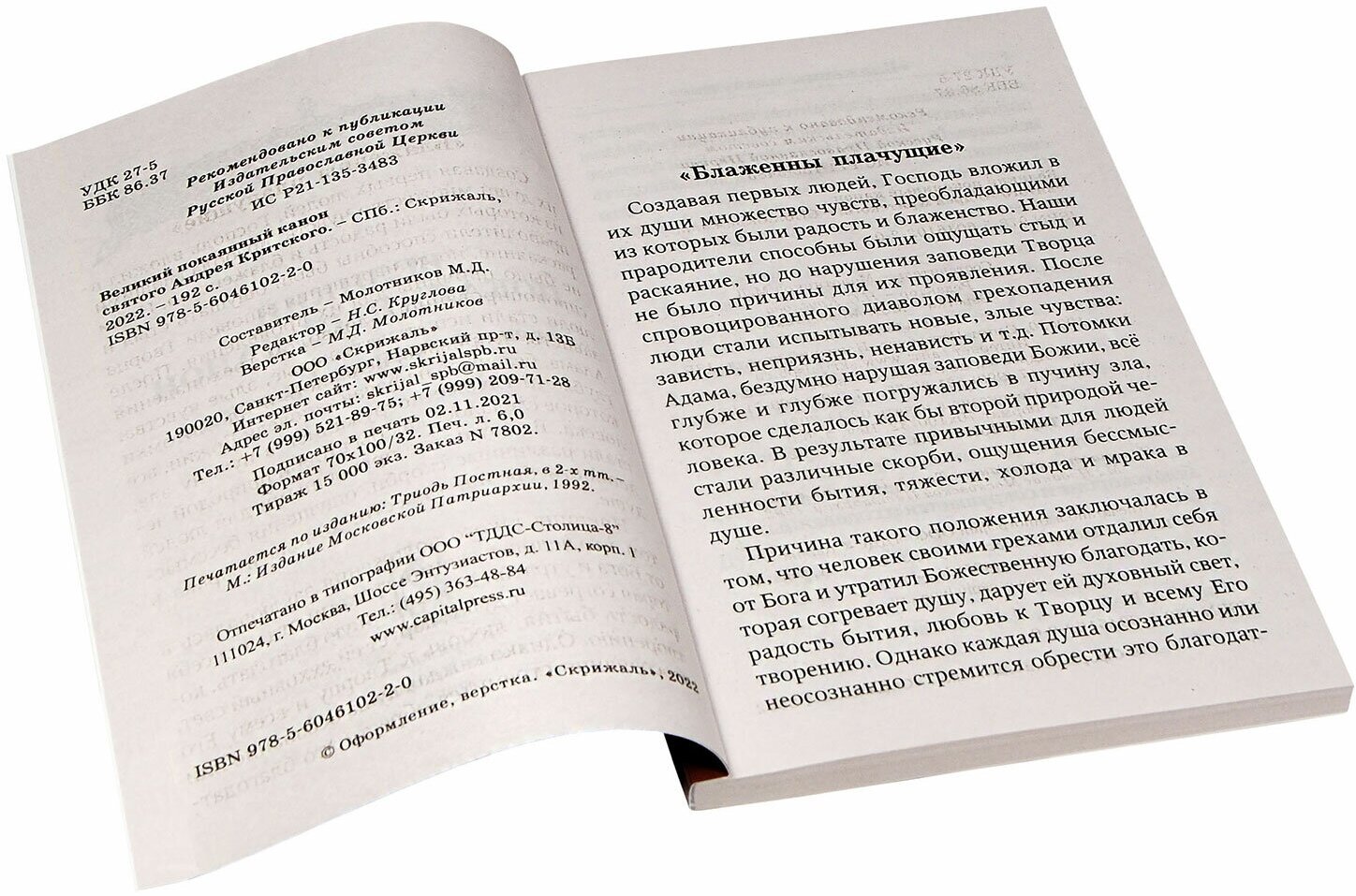 Великий покаянный канон святого Андрея Критского читаемый в Первую и Пятую неделю Великого Поста - фото №3