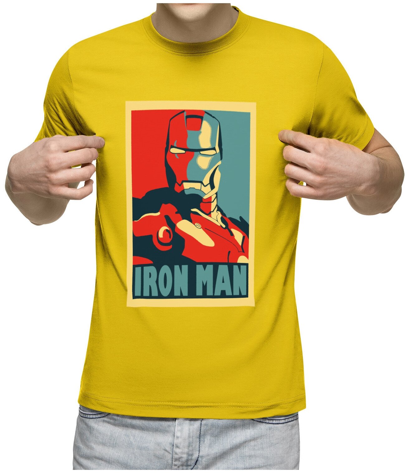 Мужская футболка «iron man 