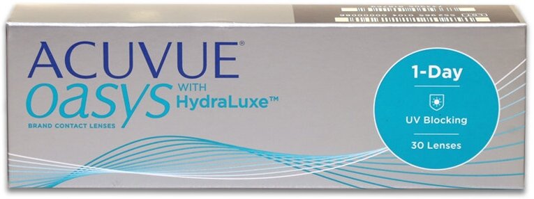 Acuvue Oasys 1-Day with HydraLuxe (30 линз) (+3.00/9.0)