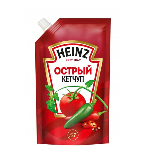 Кетчуп Heinz Острый дой-пак, 320 г , 2 уп.