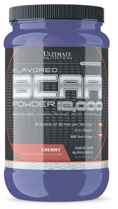 BCAA для спортсменов Ultimate Nutrition BCAA 12,000 Cherry 457 гр