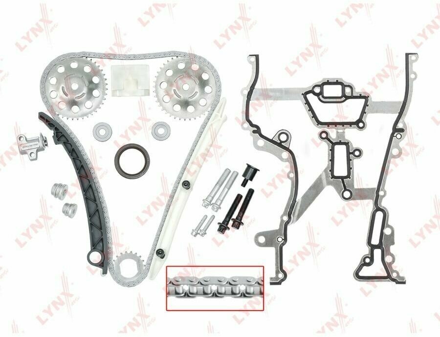 Tk-0010_Рем. к-Кт Грм! Цепной Со Звездочками Opel Agila A 1.0-1.2 00-07/ Combo 1.4/Meriva A 1.4 04> LYNXauto арт. TK0010