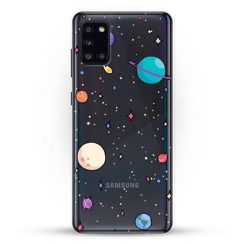 фото Силиконовый чехол звезды и планеты на samsung galaxy a31 andy & paul