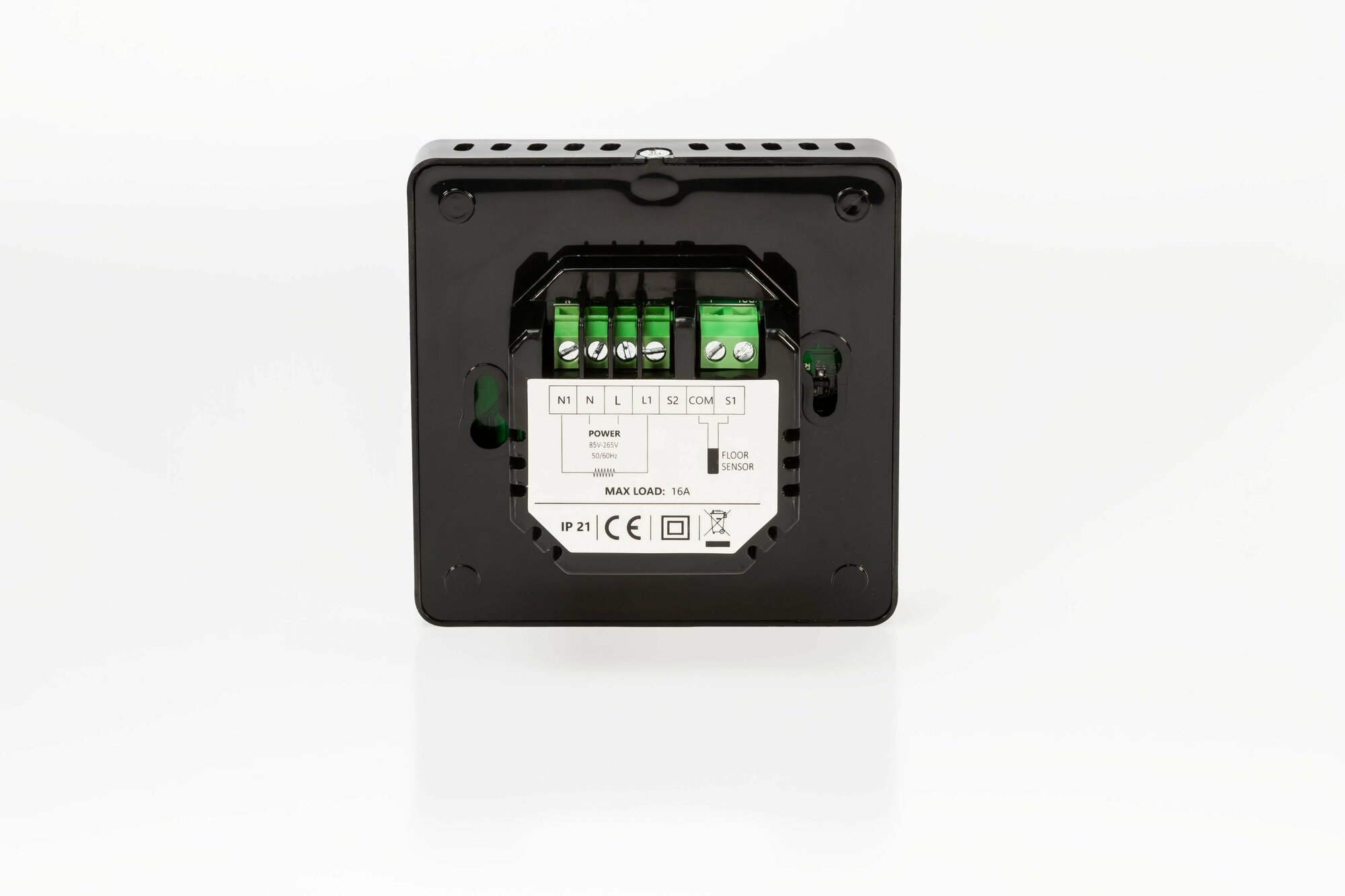 Терморегулятор ДЕВИ Prime c Wi-Fi, с комбинацией датчиков, черный, 16А - фото №4