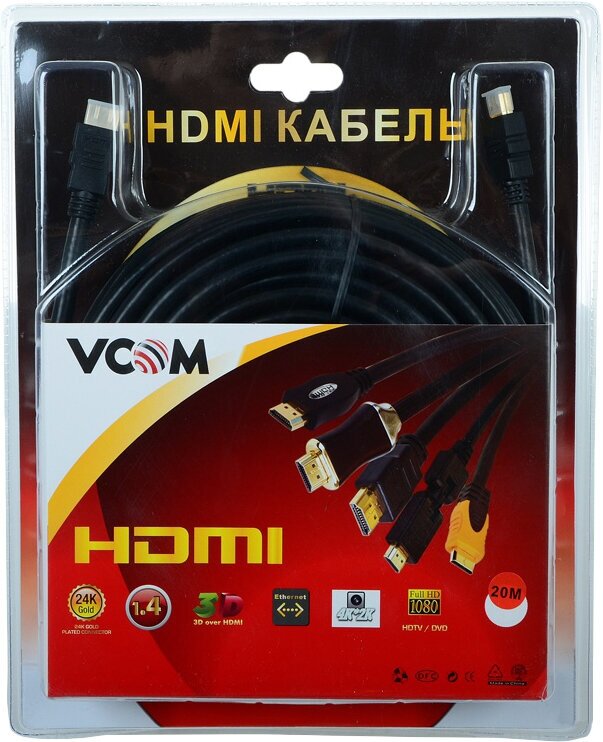 Кабель интерфейсный HDMI-HDMI VCOM - фото №14