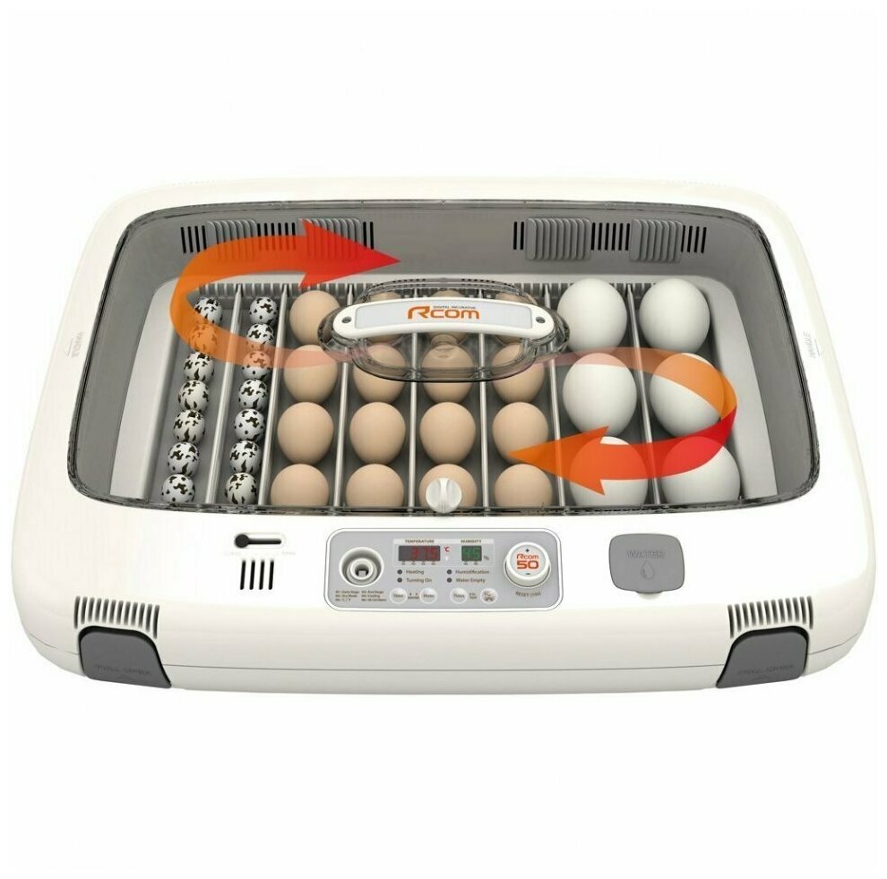 Инкубатор Rcom 50 DO MAX с овоскопом автоматический для яиц - фотография № 6