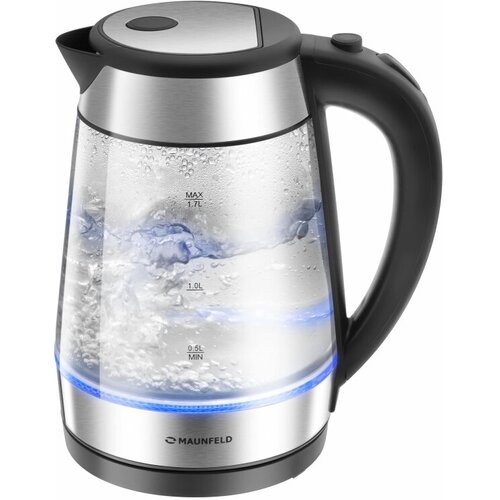 Чайник Maunfeld с подсветкой прозрачной стекло 17 литра 2200 Вт 399000₽