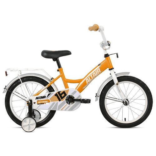 фото Велосипед детский 16" altair kids 1 скорость 2021 год, 16" оранжевый/белый/1bkt1k1c1005