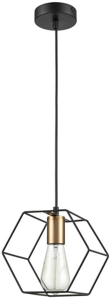 Светильник подвесной Vele Luce Luca VL6232P01, E27, 40Вт, кол-во ламп:1шт, Черный