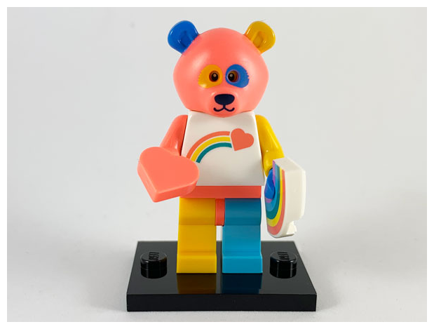 Минифигурка Лего Lego col19-15 Bear Costume Guy, Series 19 (Complete Set with Stand and Accessories)