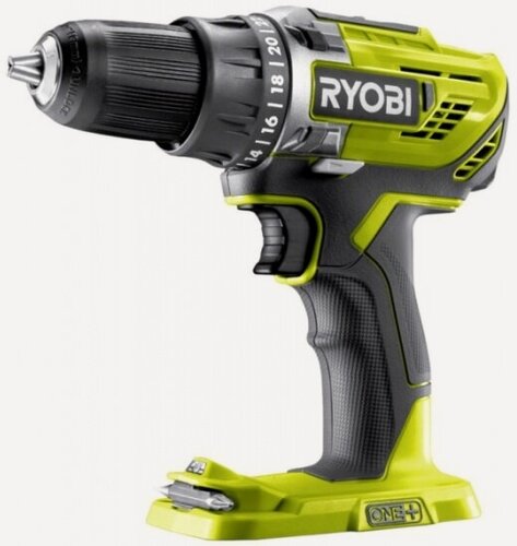 Изображение товара Дрель-шуруповерт аккумуляторная Ryobi ONE+ R18DD3-0, без АКБ и ЗУ