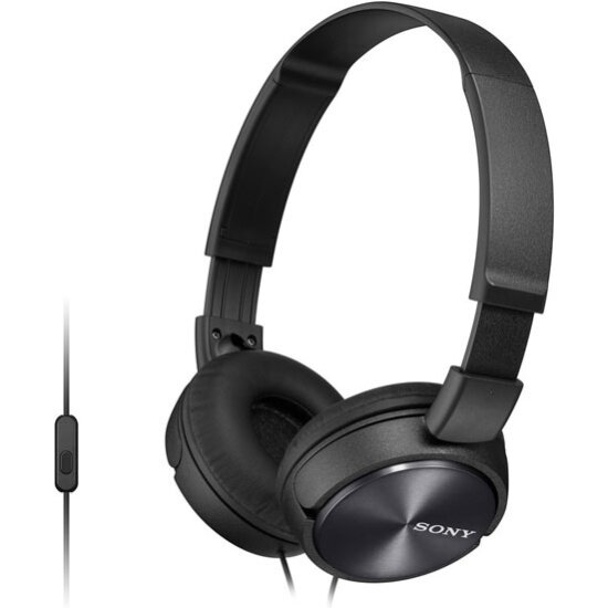 Наушники с микрофоном Sony MDR-ZX310AP черный