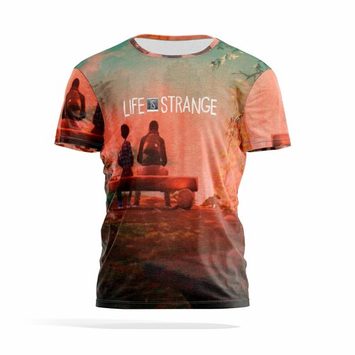 фото Футболка panin brand, размер l, коричневый, бежевый