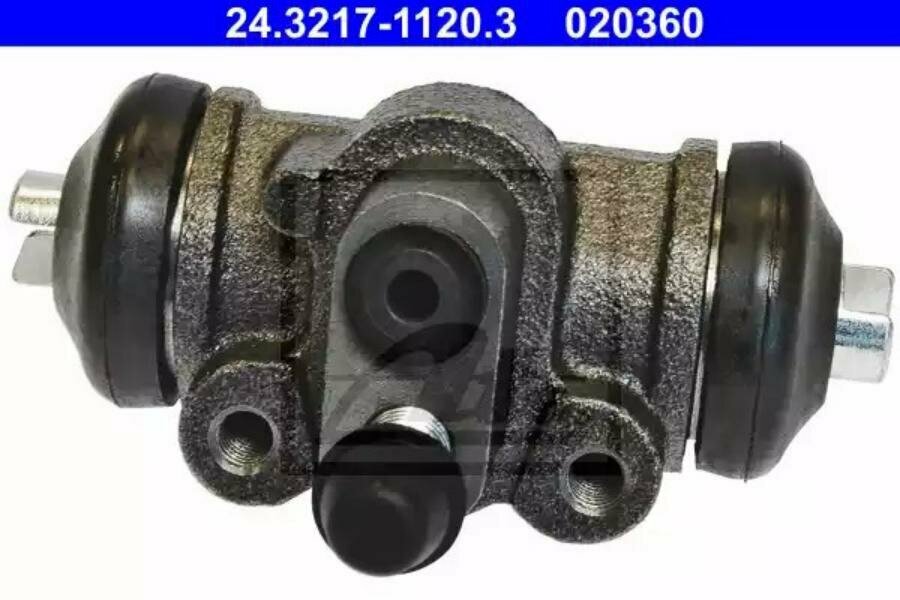 ATE 24321711203 Цилиндр тормозной рабочий KIA: RIO (DC) 1.3/1.5 16V 00-05, RIO универсал (DC) 1.3/1.5 16V 00-05, SHUMA (FB) 1.6 97-01, SHUMA II (FB) 1.6/1.8 01-04, SHUMA II седан (FB) 1.6 01-
