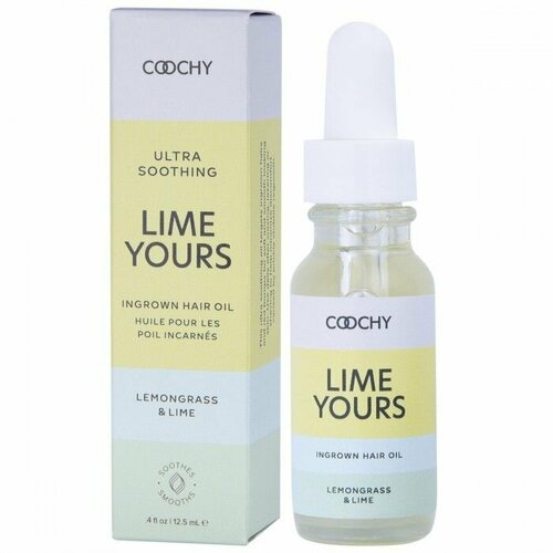 Coochy Ультра успокаивающее масло с лемонграссом и лаймом Lime Yours от вросших после бритья волосков - 12,5 мл. Не задано