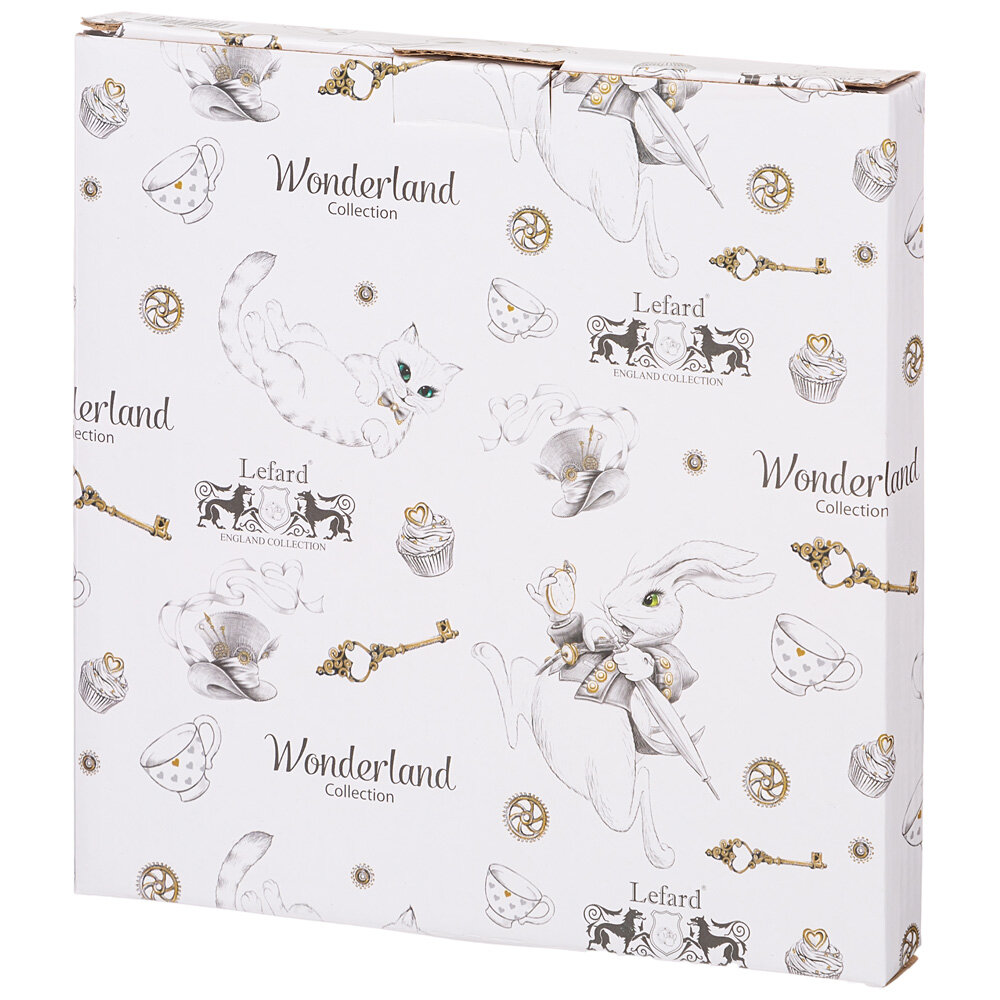 тарелка LEFARD Wonderland 20см десертная фарфор кролик - фото №2