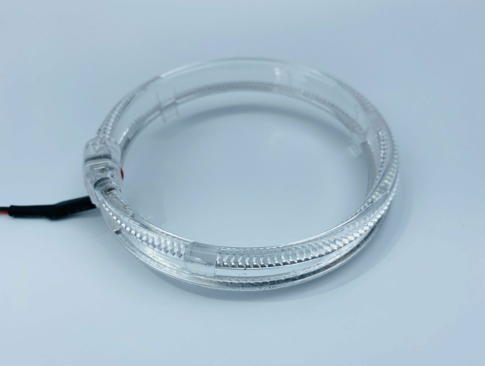 Диодные габариты (кольца) - "Ангельские глазки" Crystal, со световодом и режимом притухания, 12-24V, ф-95мм, для бленд (масок) 3.0", комплект 2шт