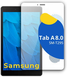 Защитное стекло для планшета Samsung Galaxy Tab A 8.0 SM-T295 / Полноэкранное стекло на планшет Самсунг Галакси Таб А 8.0 СМ-Т295 / Прозрачное
