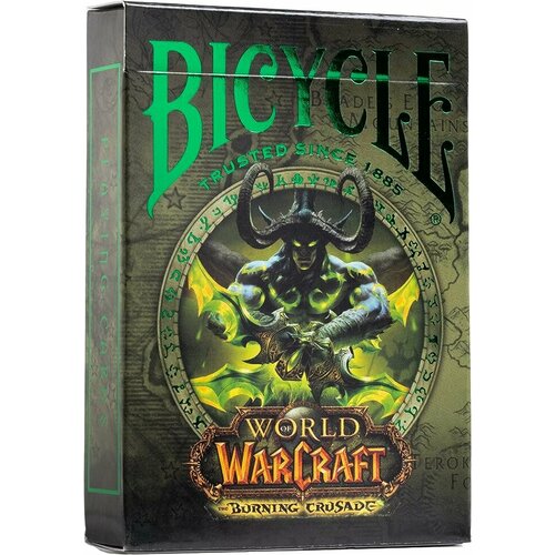 Карты Bicycle World of Warcraft Burning Crusade Standard Index карта игрового времени world of warcraft ru 60 дней [цифровая версия]