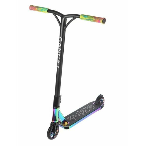 Трюковой самокат Team Race Spirit GANG#3 NEO колеса 110 мм, многоцветные ручки