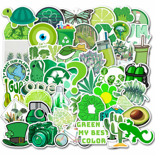 фото Набор наклеек зеленое настроение; для скрапбукинга и творчества / voropaeva11 stickers for you